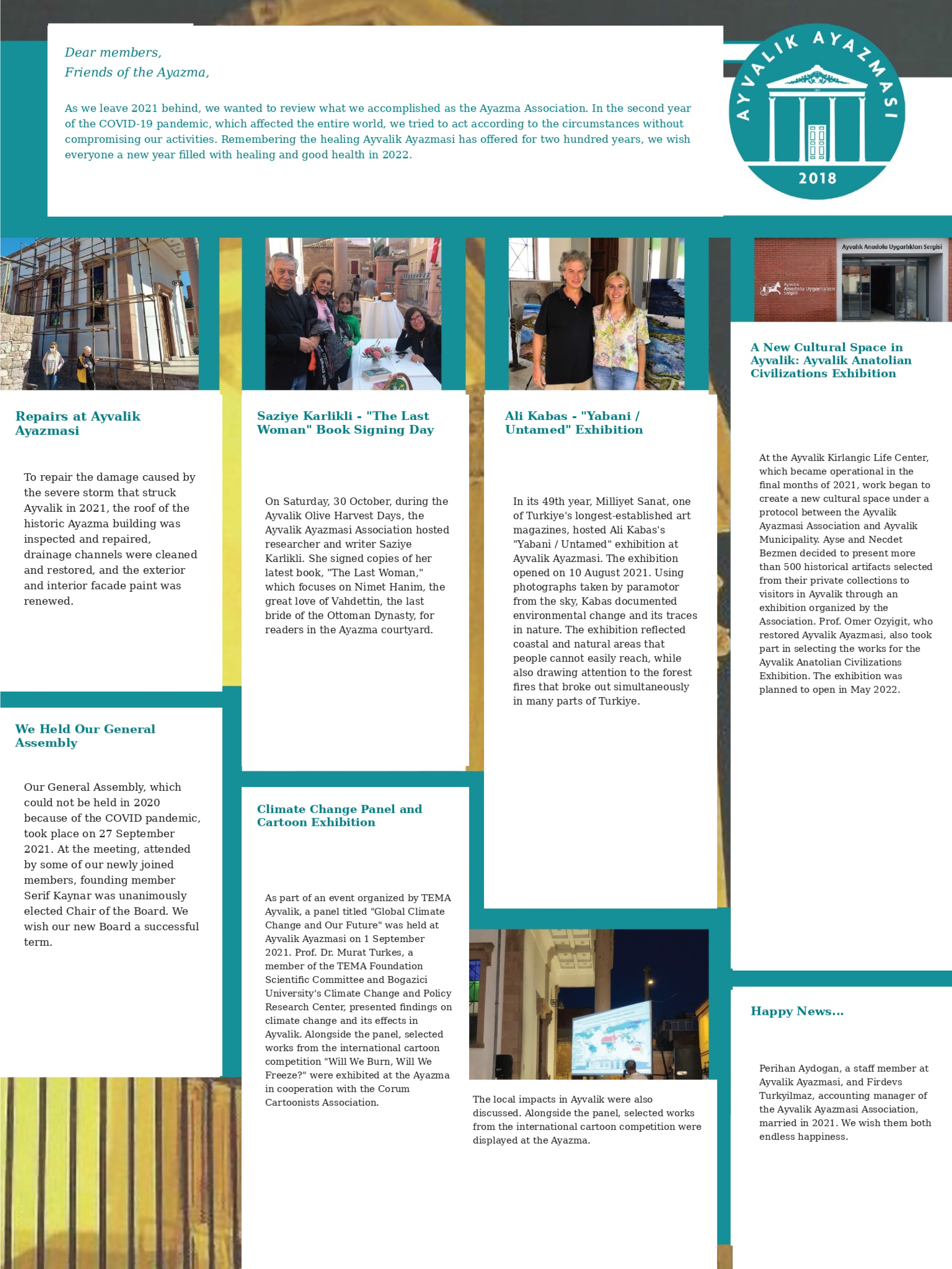 Ayvalık Ayazması Derneği 2021 E-Bulletin
