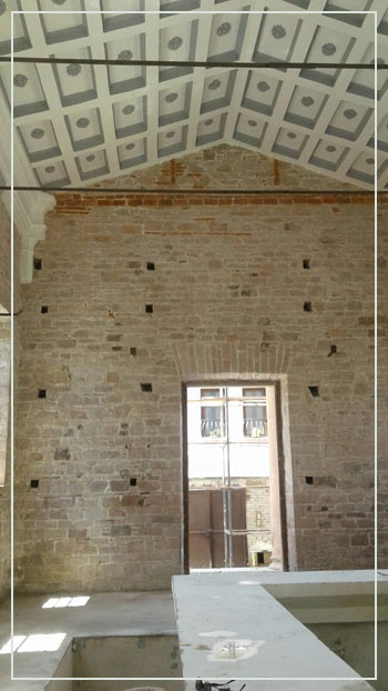 Historic interior of Panagia Phaneromeni Ayvalık Ayazması